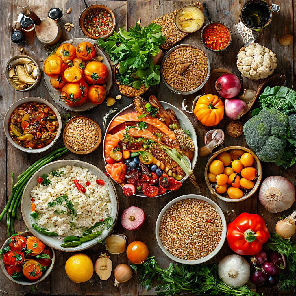 Куриная грудка с овощами в духовке