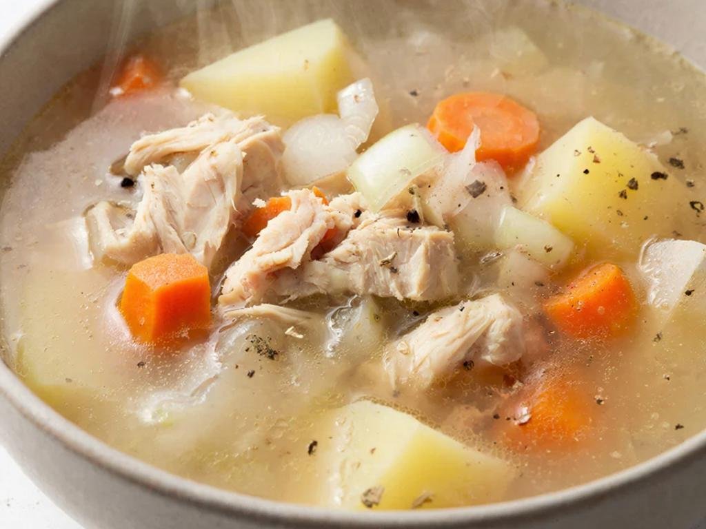 Куриный суп с овощами