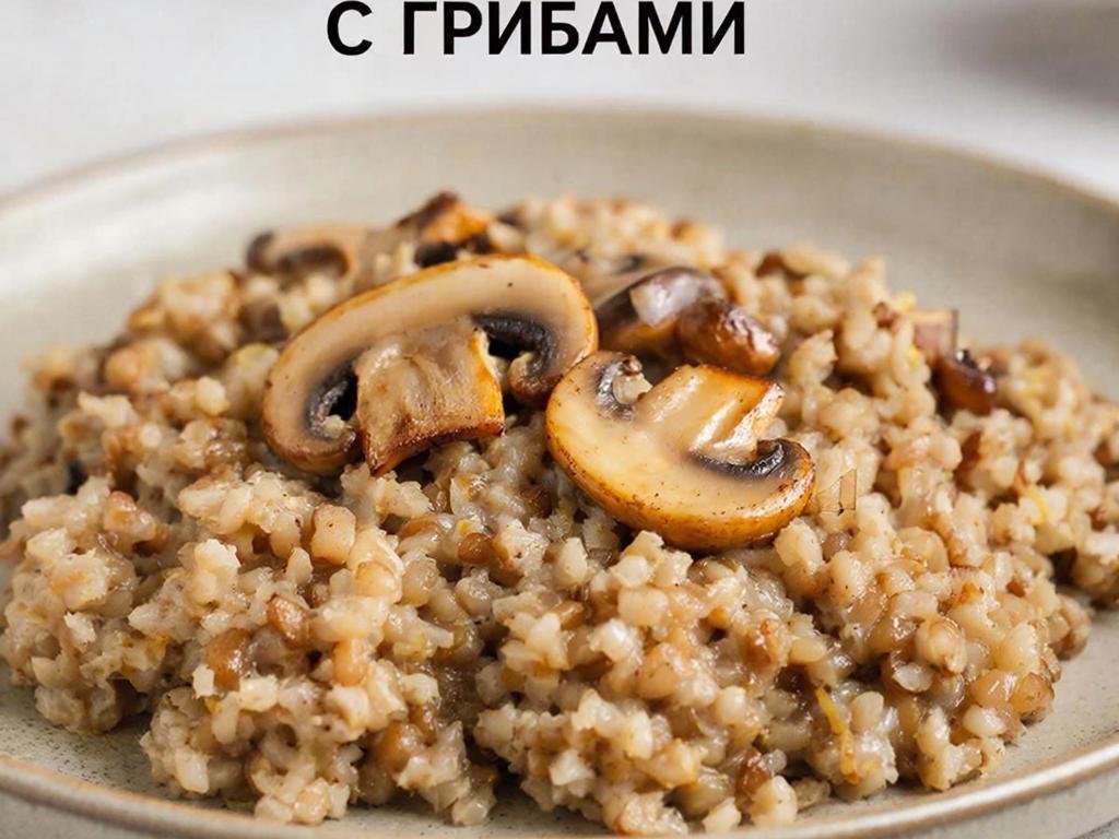 Гречка с грибами